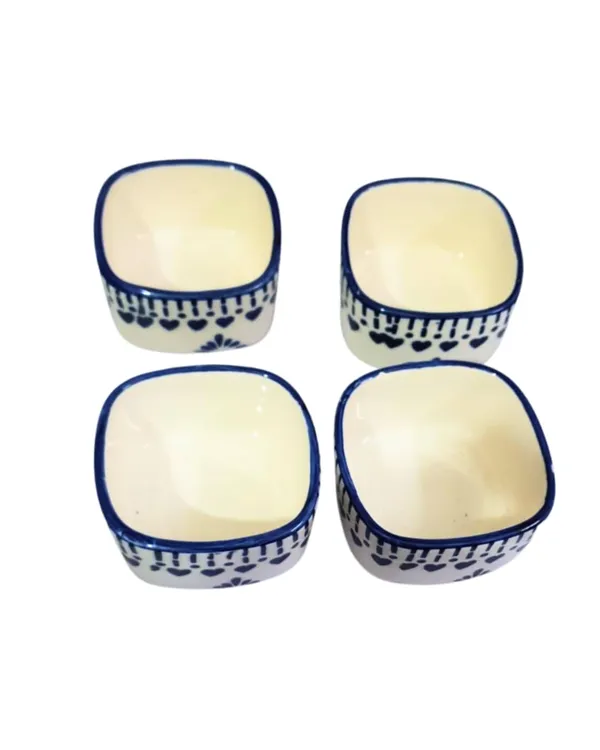 Handcrafted_Ceramic_Chutney_Bowl_(Pack_of_4)_|_Microwave_&_Dishwasher_Safe_Dip_Bowl_Blue_&_White