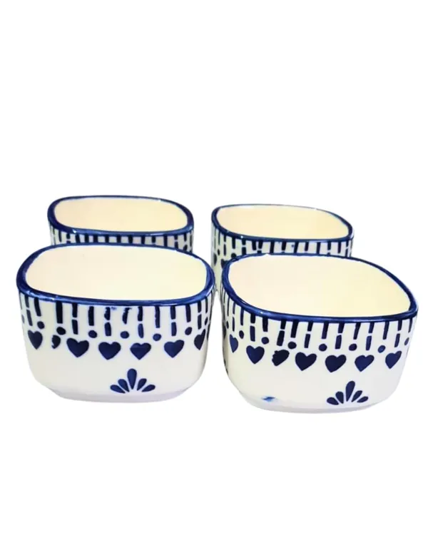 Handcrafted_Ceramic_Chutney_Bowl_(Pack_of_4)_|_Microwave_&_Dishwasher_Safe_Dip_Bowl_Blue_&_White