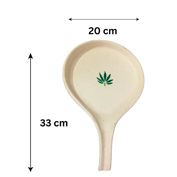 Ceramic_Pizza_Serving_Plate_with_Handle_-_13_Inch_Non-Toxic_Pizza_Paddle_-_Leaf_Design,_Speckled_Cream_-_Microwave_and_Dishwasher_Safe_Handcrafted_Platter