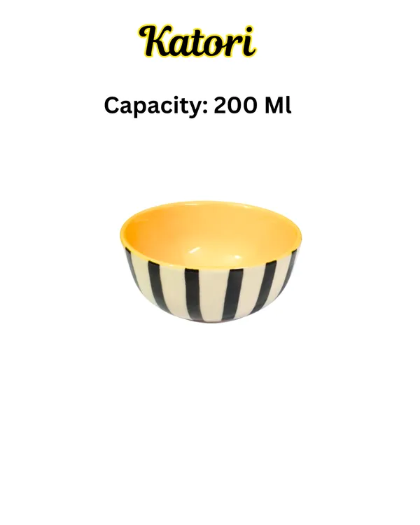 Handcrafted_Ceramic_Dinnerware_Set_of_3_(_Full_Plate,_Quarter_Plate_&_Katori),__Vibrant_Yellow_&_Striped_Design___I_Microwave_&_Dishwasher_Safe_I__Dinner_Serving_Set_for_Kitchen
