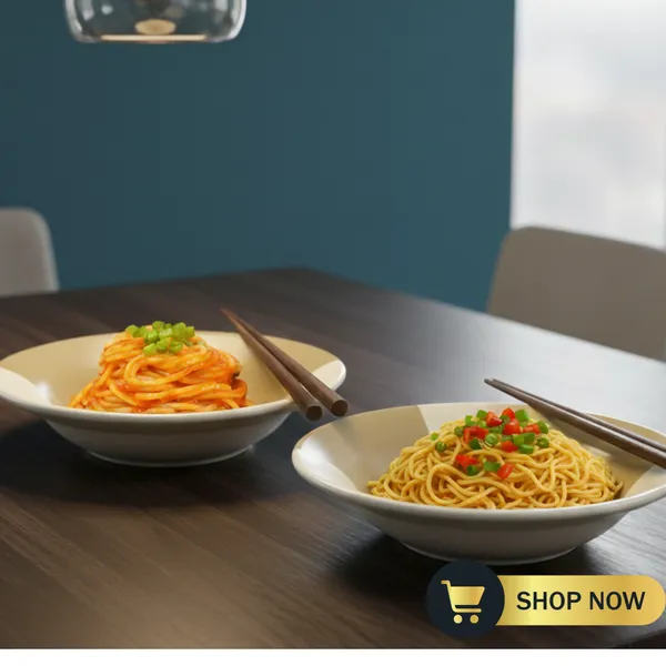 Brown_&_Off_White_Premium_Ceramic_Double-Tone_Design_(PAck_of_2),_Microwave_Safe_Pasta/_Noodles/_Soup_Plate_(9_X_2.5_Inch)
