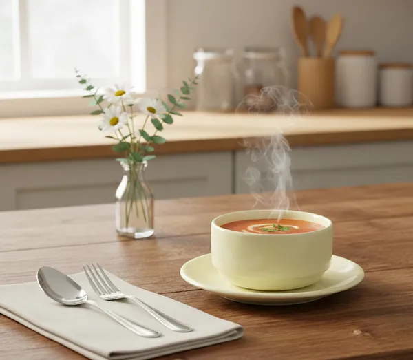 Microwave_&_Dishwasher_Safe_Ceramic_Soup_Bowl_with_Plate_–_Minimalist_Handleless_Design,_Porcelain_Tableware_for_Hot_Liquids,_Elegant_Kitchen_&_Dining_Set_-_Set_of_2_(1_Bowl_+_1_Plate)