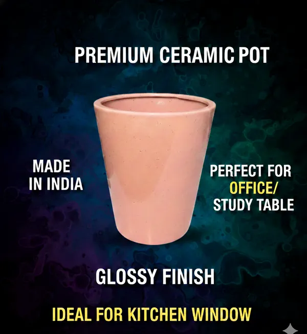 Modern_Ceramic_Pink_Plant_Pot_–_5.5_Inch_Height,_Decorative_Flower_Planter_for_Indoor_Home_&_Office_Décor_with_Drainage_Hole_–_Ideal_for_Succulents,_Cactus,_Herbs_–_(Plant_Not_Included)
