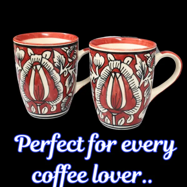 Red_Floral_Mughal_Art_Handcrafted_Ceramic_Tea/_Coffee_Mug_(250_Ml)