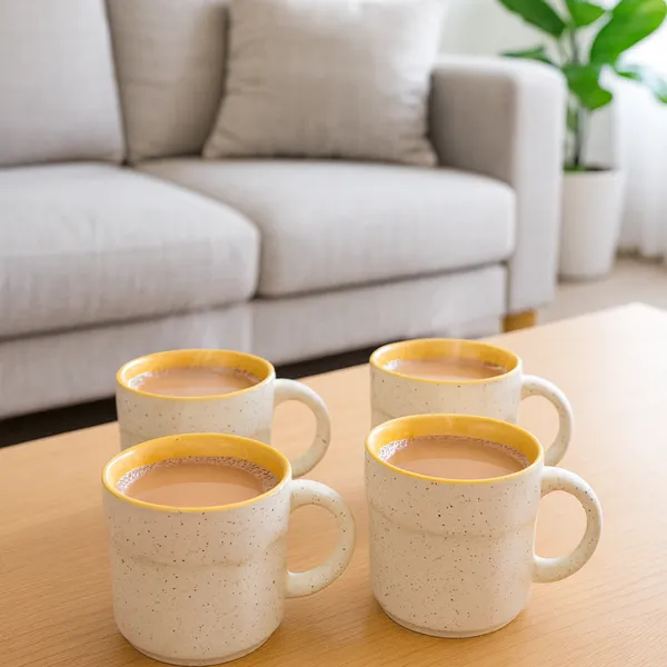 Ceramic_Chai_Cup_(Off_White_&_Yellow,_200ml)_|_Microwave_Safe_&_Dishwasher_Safe_Coffee/Tea_Cup_for_Daily_Use_I_Designer_Drinkware_for_Home_&_Office_-_Set_of_4