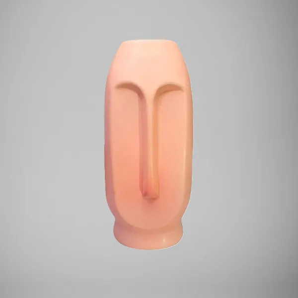 Pink_Glossy_Finish_Ceramic_Oblong_Face_Shape_Flower_Vase_(Pack_Of_1)_(11_Inch)