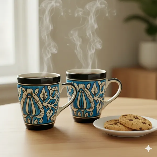 Sky_Blue_&_Black_Floral_Mughal_Art_Handcarfted_Ceramic_Tea/_Coffee_Mug_(250_Ml)