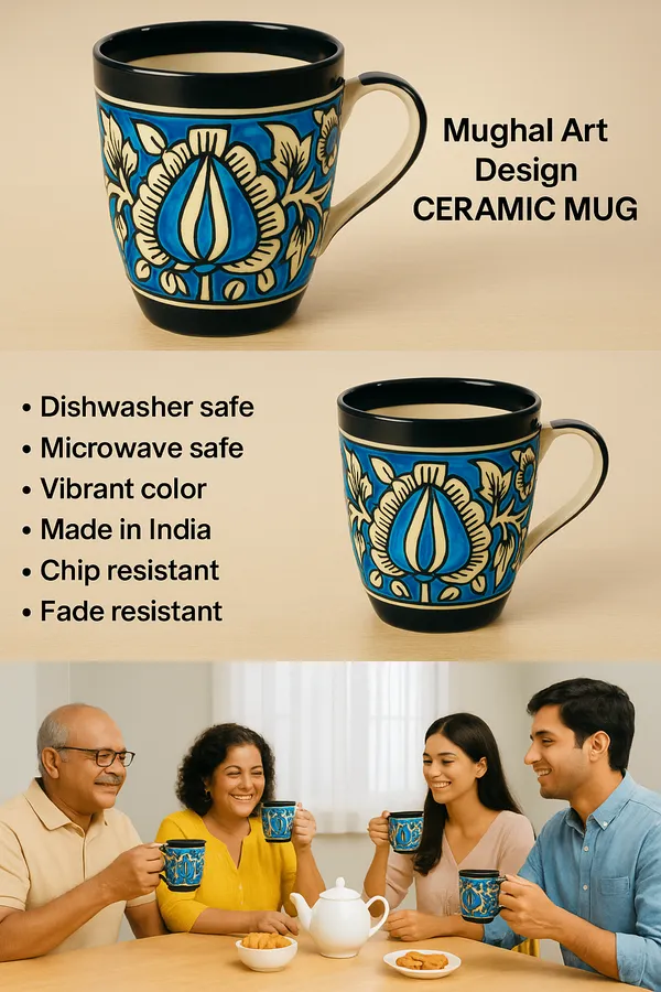 Sky_Blue_&_Black_Floral_Mughal_Art_Handcarfted_Ceramic_Tea/_Coffee_Mug_(250_Ml)