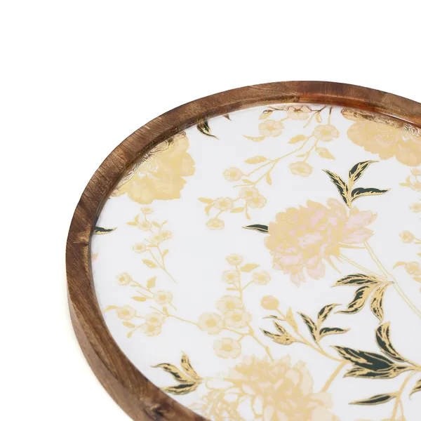 Multicolor_Wooden_Enamel_Coated_Round_Pizza_Serving_Platter_In_Mangowood_,_Snacks_Platter_For_Home_&_Dining_Table_,_Multipurpose_Tray_,_Serving_Tray_With_Handle_(_(25X25)Cm_)