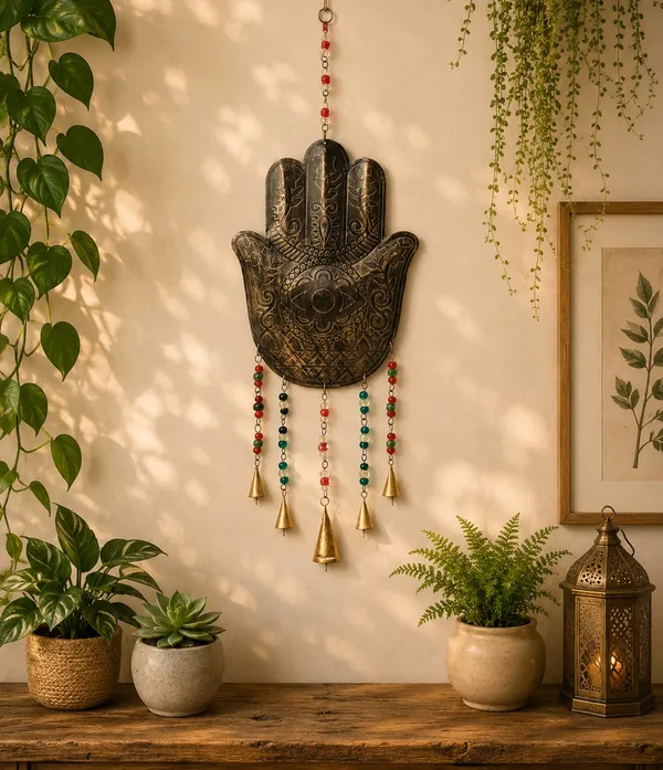 Metal_Wall_Hanging_Sun-Moon_Design_Windchime_with_Hanging_Bells