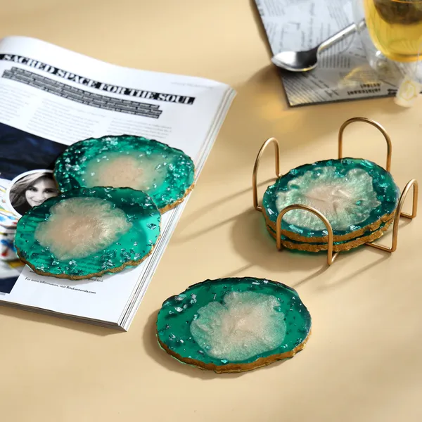 Green_&_Gold_Resin_Set_Of_6_Resin_Coasters_With_Stand_For_Home_And_Dining_Table_,_Stylish_Coasters_For_Tea_Coffee_And_Bar_(_(10X8)Cm_)