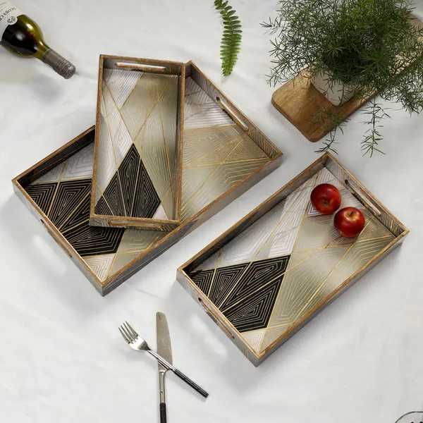 Beige_&_Gold_Wooden_Waterproof_Wooden_Enamel_Coated_Rectangular_Trays_With_Handle_,_Serving_Trays_For_Home_&_Dining_Table_,_Multipurpose_Trays_(_(41X25||36X20||30X15)Cm_)_(Set_Of_3)