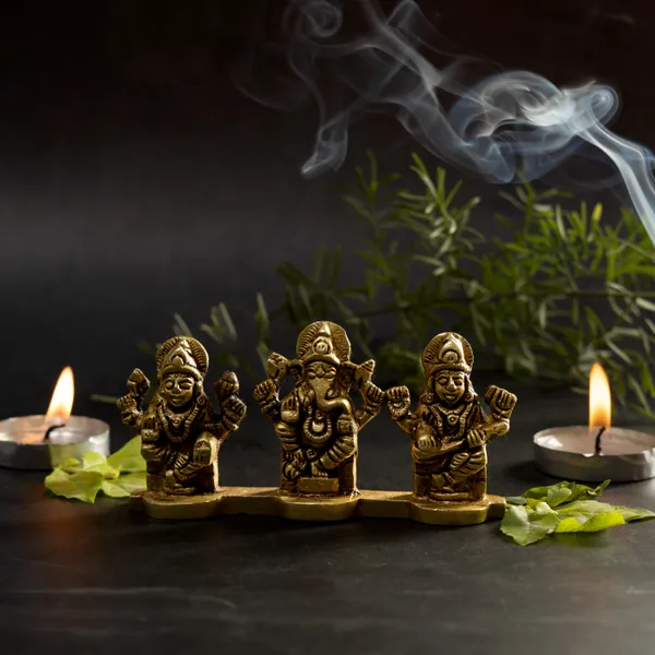 Premium_Brass_Laxmi_Ganesh_Saraswati_Idol_Pair_Decorative_Showpiece_|_2.5_Inch_Small_Statue_for_Mandir,_Pooja_Room_&_Temple_Décor_|_Perfect_Diwali_Decoration_&_Festive_Gift