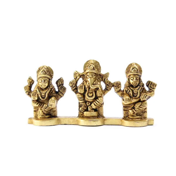 Premium_Brass_Laxmi_Ganesh_Saraswati_Idol_Pair_Decorative_Showpiece_|_2.5_Inch_Small_Statue_for_Mandir,_Pooja_Room_&_Temple_Décor_|_Perfect_Diwali_Decoration_&_Festive_Gift