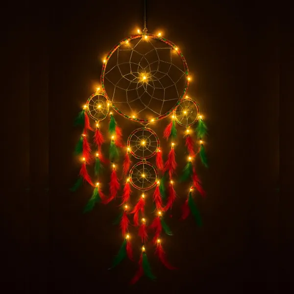 Dream_Catcher_with_Lights_Wall_Hanging_with_5_Ring_with_Red_&_Green_Feathers_and_Lights_for_Home_D?cor,_Diwali_Gifting_Hanging_Decoration