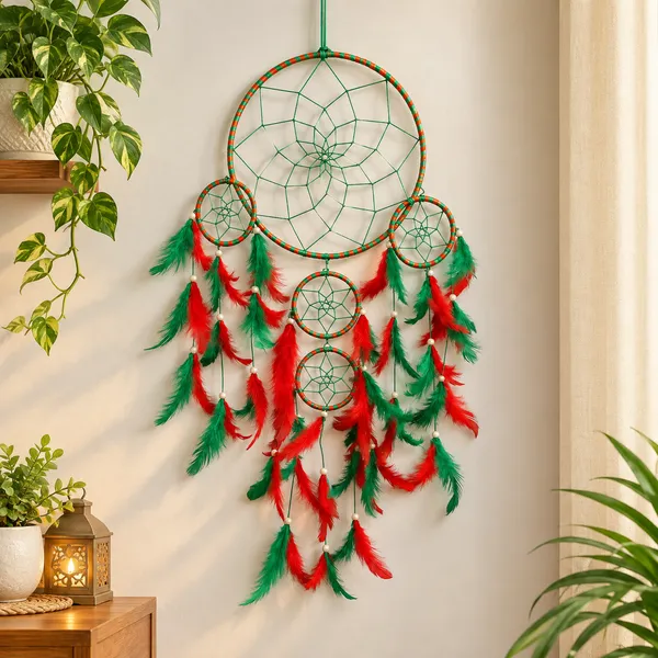 Dream_Catcher_with_Lights_Wall_Hanging_with_5_Ring_with_Red_&_Green_Feathers_and_Lights_for_Home_D?cor,_Diwali_Gifting_Hanging_Decoration