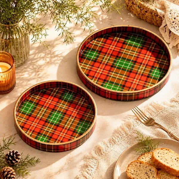 Wooden_Enamel_Coated_Round__Set_of_2_Trays_|_Serving_Tray_for_Home_&_Dining_Table_|_Printed_Multipurpose_Trays__(7x7_,_9x9_Inches)
