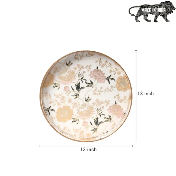 Multicolor_Wooden_Waterproof_Wooden_Enamel_Coated_Round_Serving_Tray_With_Handles_For_Home_&_Dining_Table_,_Multipurpose_Tray_,_Serving_Tray_(_(33X33X5)Cm_)