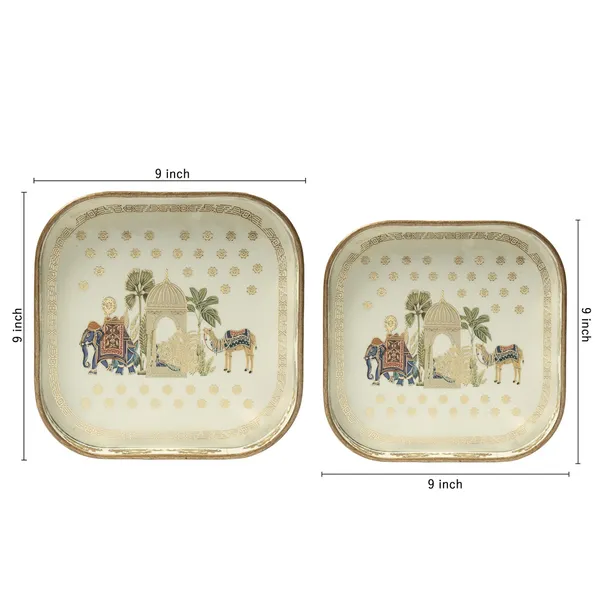 Wooden_Enamel_Coated_Square_Set_of_2_Trays_|_Serving_Tray_for_Home_&_Dining_Table_|_Printed_Multipurpose_Trays__(8x8_,_9x9_Inches)