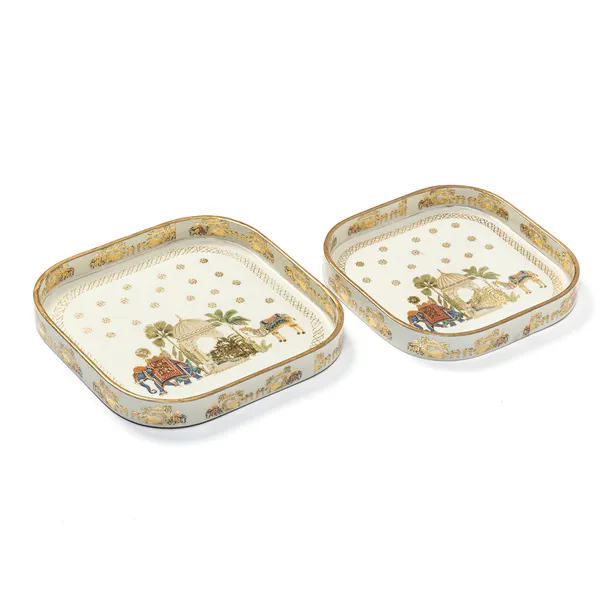 Wooden_Enamel_Coated_Square_Set_of_2_Trays_|_Serving_Tray_for_Home_&_Dining_Table_|_Printed_Multipurpose_Trays__(8x8_,_9x9_Inches)