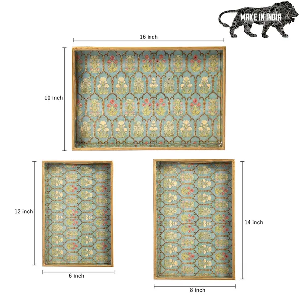 Multicolor_Wooden_Waterproof_Wooden_Enamel_Coated_Rectangular_Trays_With_Handle_,_Serving_Trays_For_Home_&_Dining_Table_,_Multipurpose_Trays_(_(41X25||36X20||30X15)Cm_)_(Set_Of_3)