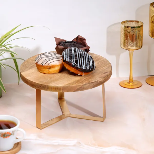 Brown_Wooden_Round_Wooden_Cake_Stand_Platter_In_Mangowood_,_Snacks_Platter_For_Home_&_Dining_Table_,_Serving_Platter_(_(20X25)Cm_)