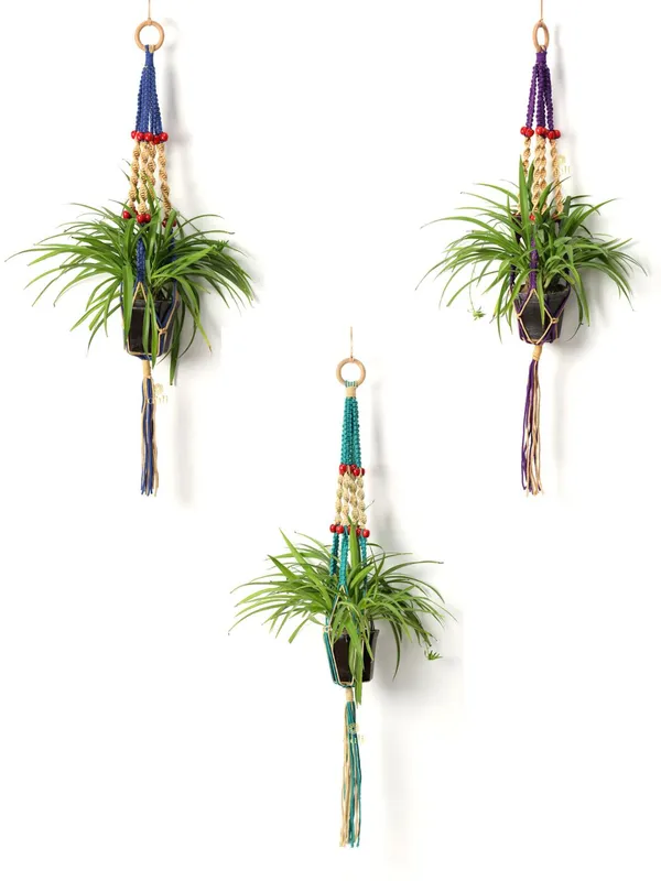 Pack_of_3_Colorful_Handcrafted_Macrame_Plant_Hangers_with_Wooden_Rings_and_Red_Beads_Vibrant_Multi-Tone_Cotton_Rope_Indoor_Hanging_Planters_for_Home_Decor_&_Balcony