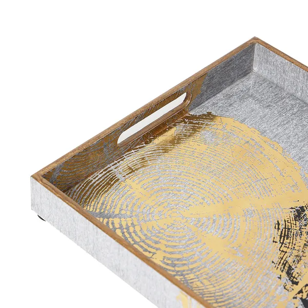 White_&_Gold_Wooden_Waterproof_Wooden_Enamel_Coated_Rectangular_Serving_Tray_With_Handles_For_Home_&_Dining_Table_,_Multipurpose_Tray_,_Serving_Tray_(_(38X28X5)Cm_)