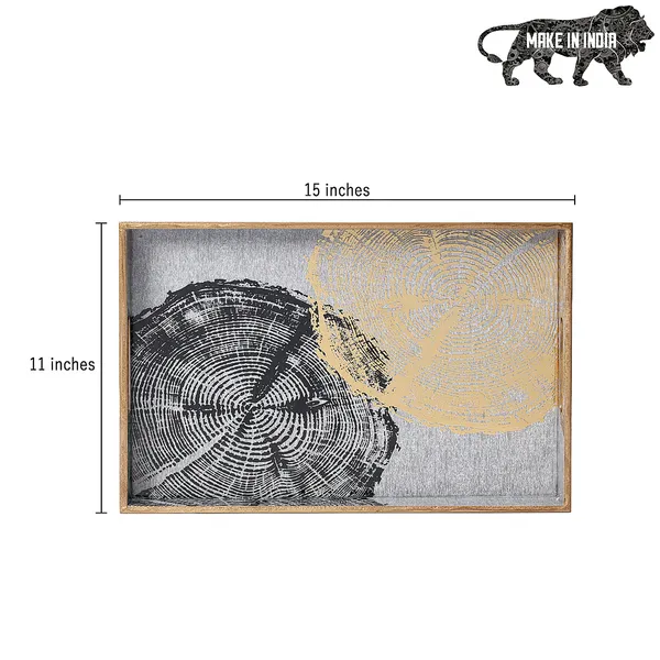 White_&_Gold_Wooden_Waterproof_Wooden_Enamel_Coated_Rectangular_Serving_Tray_With_Handles_For_Home_&_Dining_Table_,_Multipurpose_Tray_,_Serving_Tray_(_(38X28X5)Cm_)