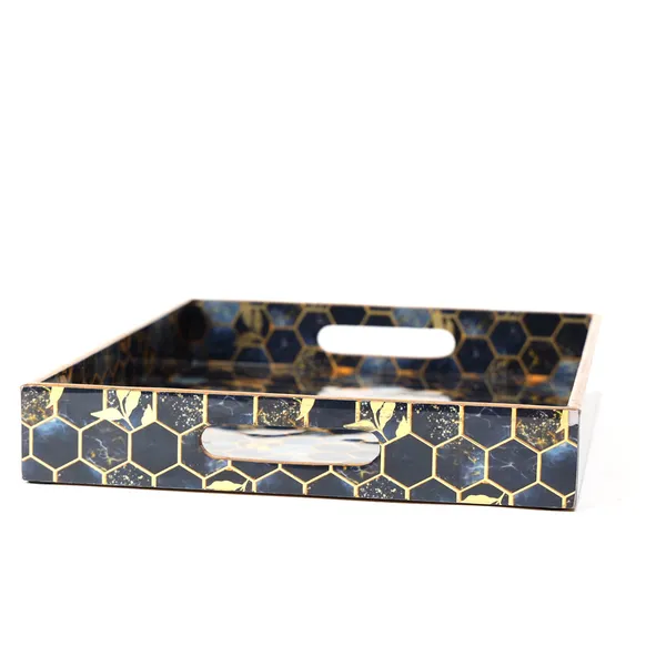 Blue_&_Gold_Wooden_Waterproof_Wooden_Enamel_Coated_Rectangular_Serving_Tray_With_Handles_For_Home_&_Dining_Table_,_Multipurpose_Tray_,_Serving_Tray_(_(38X28X5)Cm_)