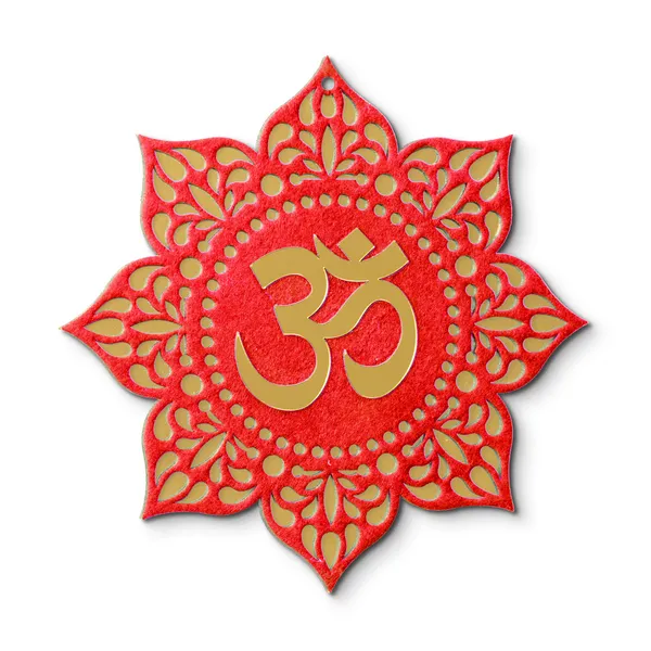 Foam_Om_Wall_Hanging_Red_?_8x8_Inches|_Spiritual_Feng_Shui_Wall_Art_for_Positive_Vibes,_Meditation,_Yoga_Room_&_Home_Decor