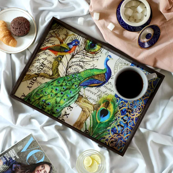 Rectangular_Tray__Enamel_Coated_Multipurpose_Tray_in_MDF_|_Serving_Tray_for_Home_&_Dining_Table_|_(14X10_Inches)