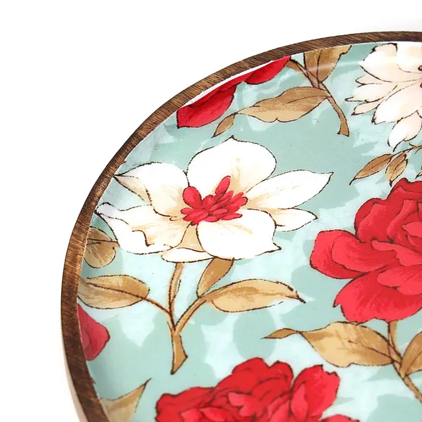 Red_&_Blue_Wooden_Enamel_Coated_Round_Pizza_Serving_Platter_In_Mangowood_,_Snacks_Platter_For_Home_&_Dining_Table_,_Multipurpose_Tray_,_Serving_Tray_With_Handle_(_(25X25)Cm_)