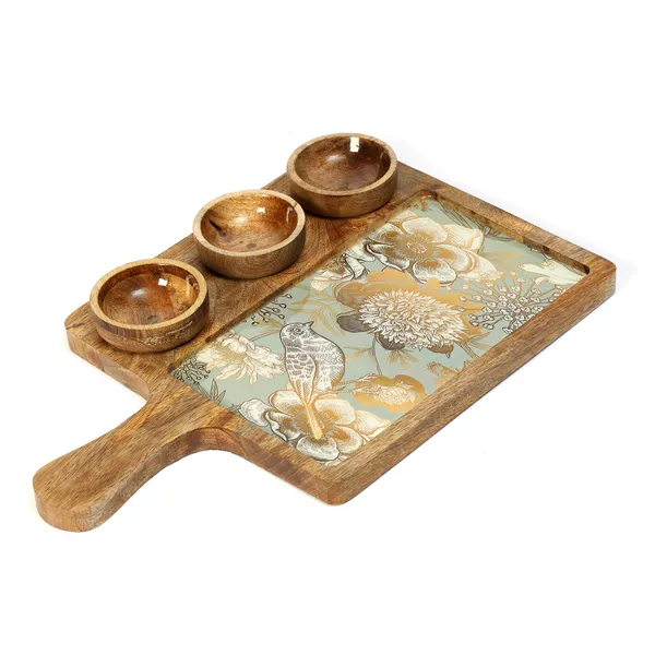 Grey_Wooden_Enamel_Coated_Rectangle_Serving_Platter_With3_Bowls_In_Mangowood_,_Snacks_Platter_For_Home_&_Dining_Table_,_Chip_N_Dip_Platter_With_Handle_,_Serving_Tray_(_(25X25||3X3)Cm_)_(Set_Of_4)
