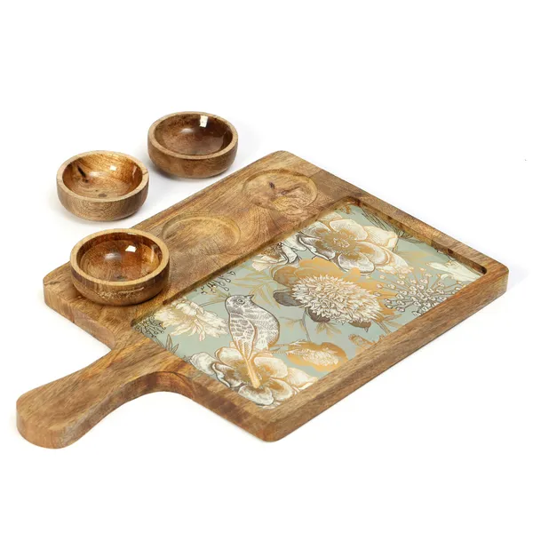 Grey_Wooden_Enamel_Coated_Rectangle_Serving_Platter_With3_Bowls_In_Mangowood_,_Snacks_Platter_For_Home_&_Dining_Table_,_Chip_N_Dip_Platter_With_Handle_,_Serving_Tray_(_(25X25||3X3)Cm_)_(Set_Of_4)