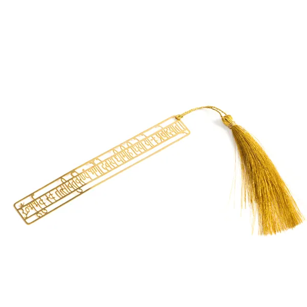 Handcrafted_Brass_Bookmark_?_Gayatri_Mantra_Design_with_Tassel,_Elegant_Book_Lover_Gift_&_Reading_Accessory