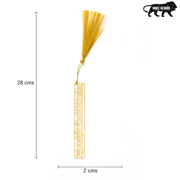 Handcrafted_Brass_Bookmark_?_Gayatri_Mantra_Design_with_Tassel,_Elegant_Book_Lover_Gift_&_Reading_Accessory