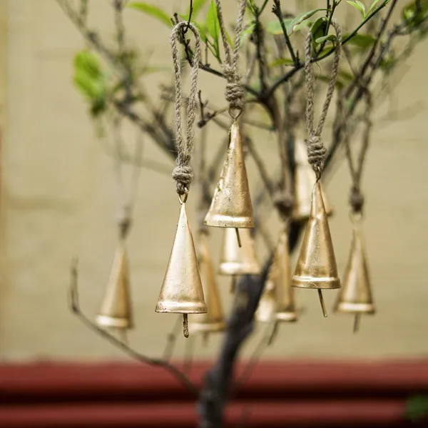 Metal_Hanging_Gold_Cone_Bells_(Pack_of_10)