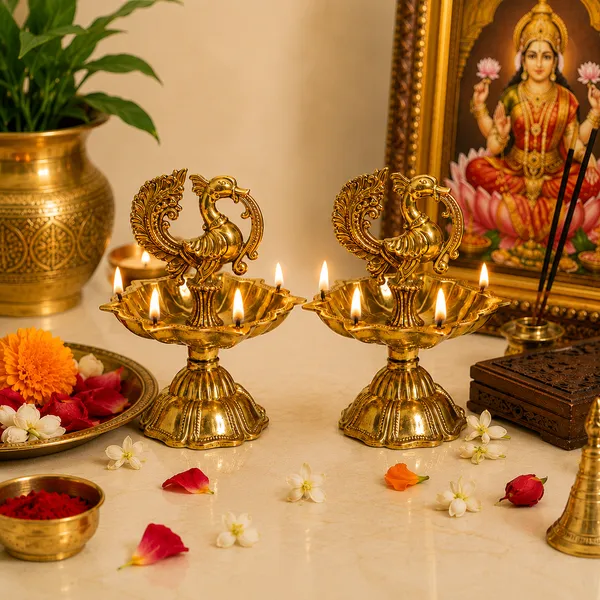 Brass_Peacock_Design_Diya_Decorative_Puja_Lamp_for_Home_Temple_and_Gift_(Pack_of_2)