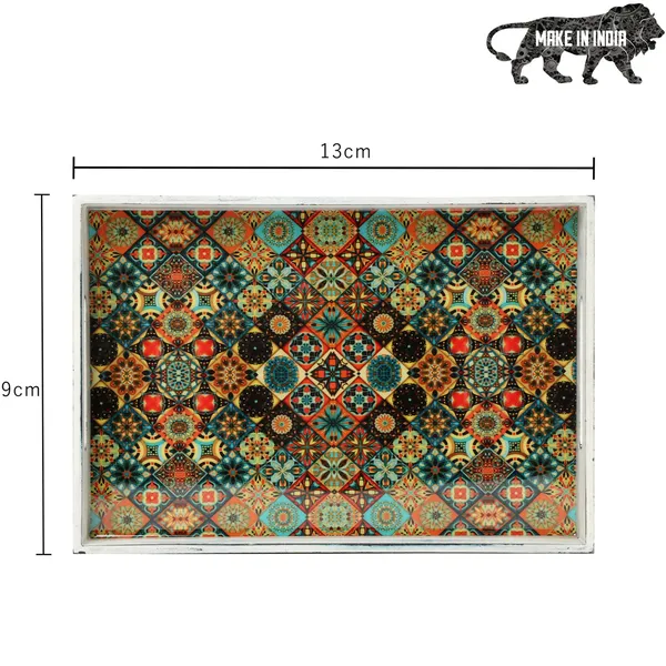 Multicolor_Wooden_Wooden_Enamel_Coated_Rectangle_Serving_Tray_Fr_Home_And_Dining_Table_,_Multipurpose_Tray_,_Serving_Tray_With_Handles_(_(36X23X5)Cm_)