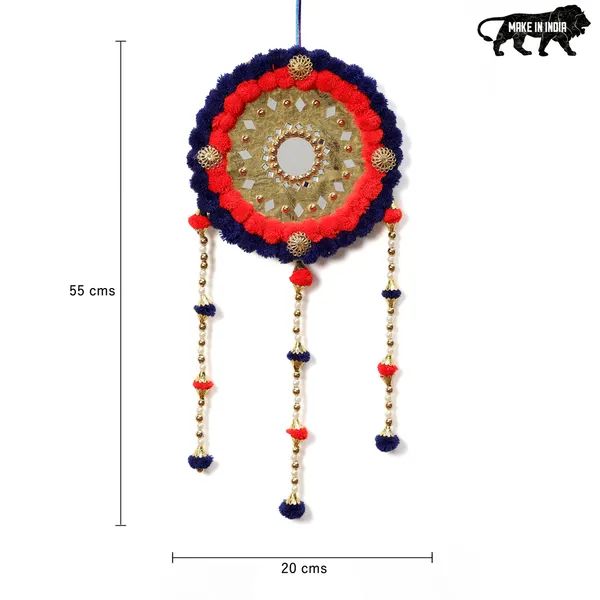 Handmade_Round_Wall_Hanging_|_Festive_Wall_Decorative_Pompom_Toran_Hanging_for_Home_D?coration_|_Diwali_Gifting_Festival_Pooja_Decoration