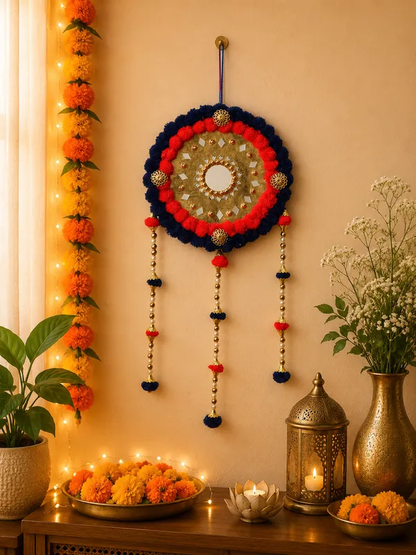 Handmade_Round_Wall_Hanging_|_Festive_Wall_Decorative_Pompom_Toran_Hanging_for_Home_D?coration_|_Diwali_Gifting_Festival_Pooja_Decoration