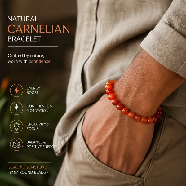 Carnelian_Healing_Stone_Bracelet_for_Men_&_Women_|_Natural_8mm_Gemstone_Beads_|_Stretch_Elastic_Crystal_Bracelet_for_Positive_Energy
