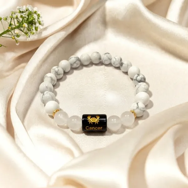 Certified_Cancer_Zodiac_Bracelet_|_Natural_Howlite_&_Milky_Quartz_Healing_Gemstones_Bracelet
