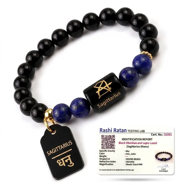 Certified_Sagittarius_Zodiac_Bracelet_|_Natural_Obsidian_&_Lapis_Lazuli_Healing_Gemstones