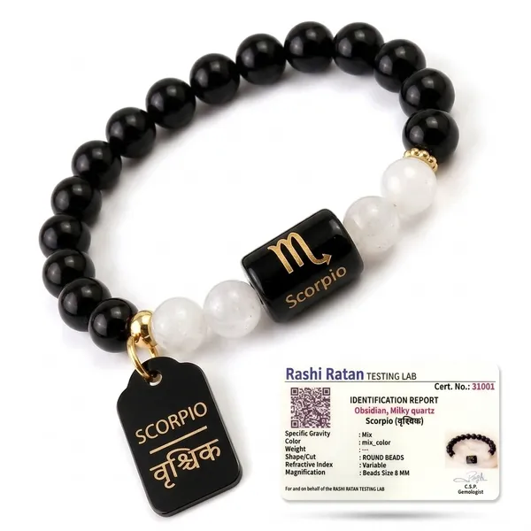 Certified_Scorpio_Zodiac_Bracelet_|_Natural_Obsidian_&_Milky_Quartz_Healing_Gemstones