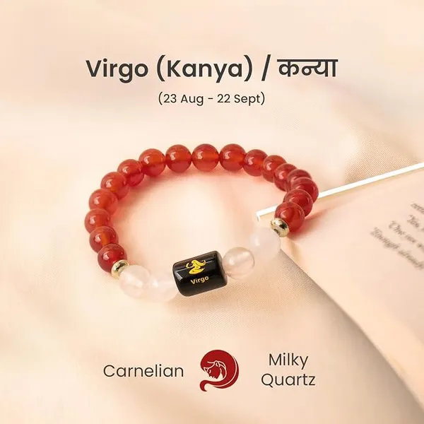 Certified_Virgo_Zodiac_Bracelet_|_Natural_Carnelian_&_Milky_Quartz_Healing_Gemstones