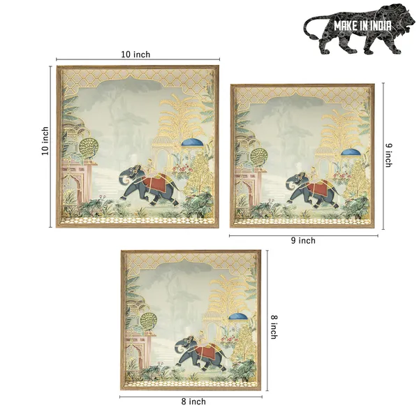 Set_of_3_Square_Wooden_Enamel_Coated_Serving_Trays_For_Home_&_Dining_Table_,_Multipurpose_Tray_Set