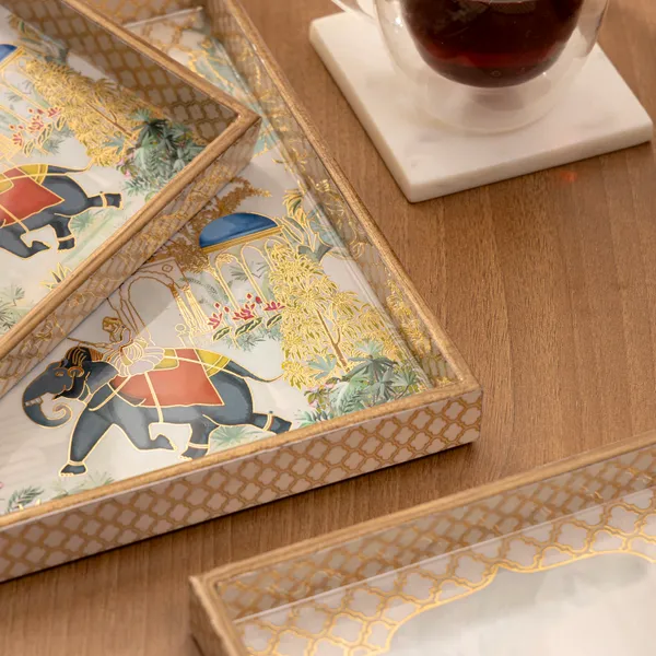 Set_of_3_Square_Wooden_Enamel_Coated_Serving_Trays_For_Home_&_Dining_Table_,_Multipurpose_Tray_Set