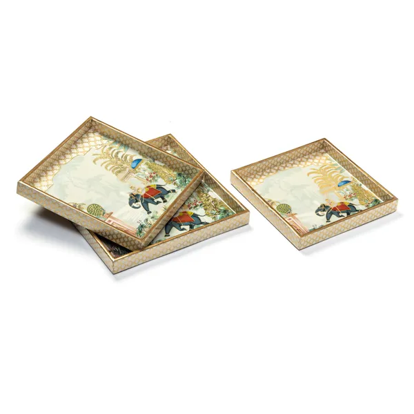 Set_of_3_Square_Wooden_Enamel_Coated_Serving_Trays_For_Home_&_Dining_Table_,_Multipurpose_Tray_Set